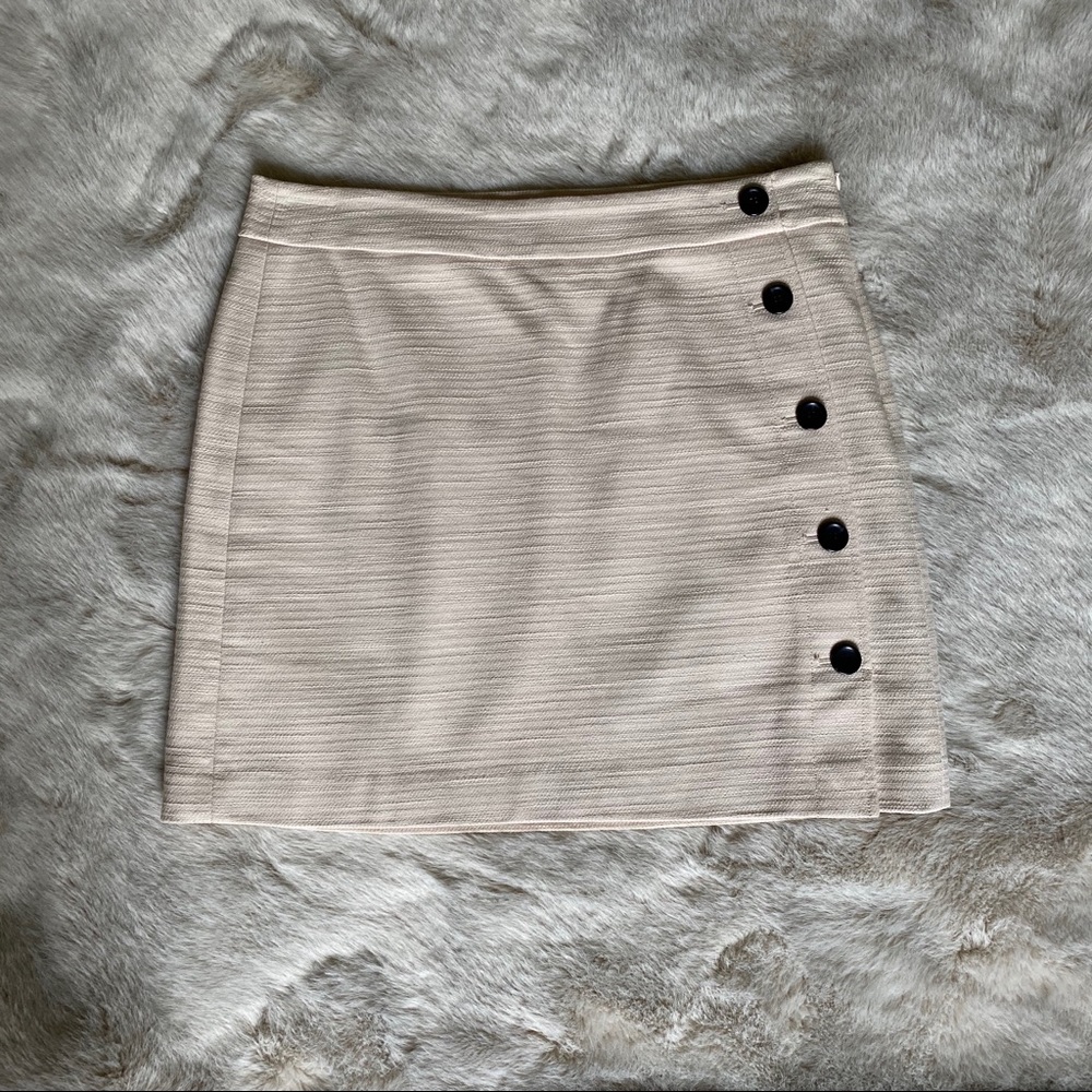 Ann Taylor Button Skirt